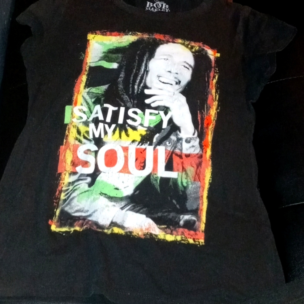 Black Bob Marley T-Shirt